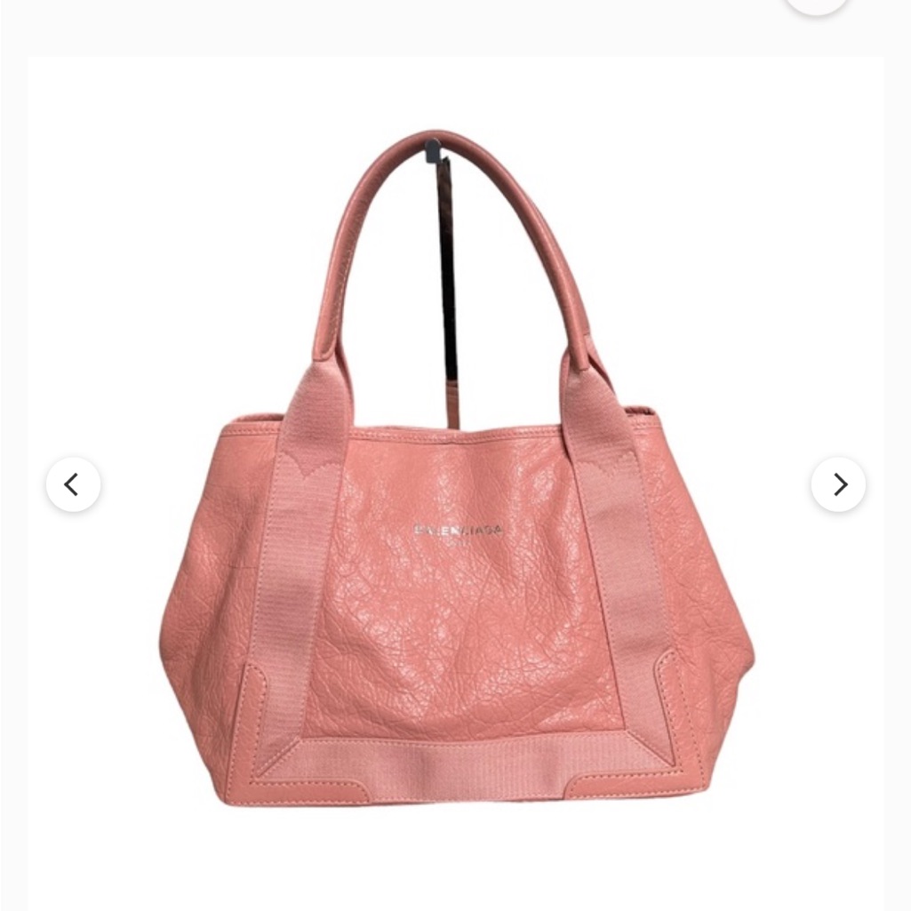 Balenciaga Agneau S Cabas Tote Bag In Pink
